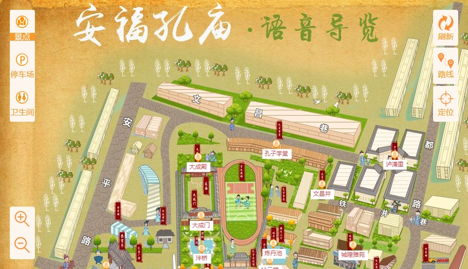中江手绘地图：智慧景区智能化服务的延伸
